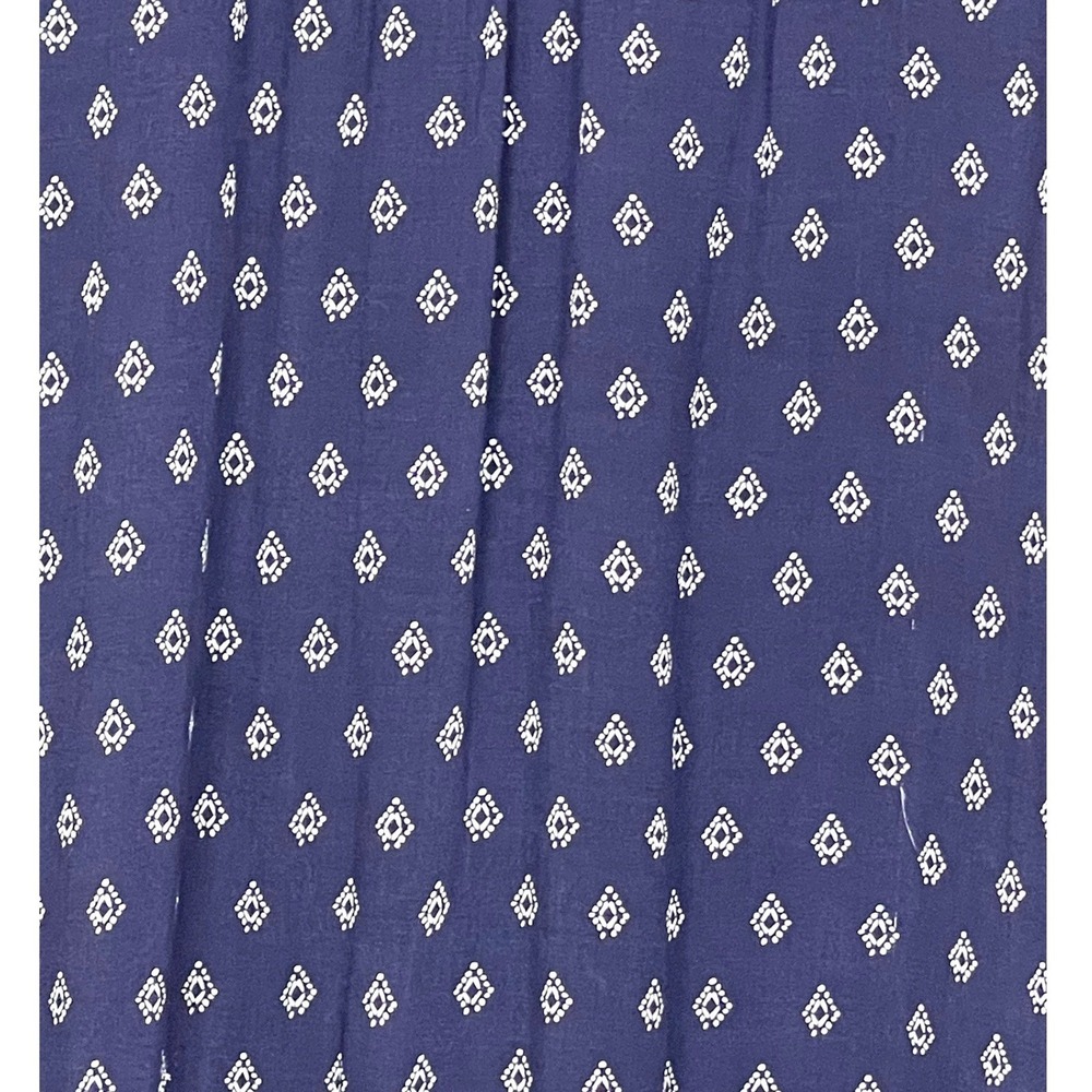 Anthropology THML Embroidered Boho Mini Dress Womens Medium Navy Blue Sleeveless - Picture 5 of 13
